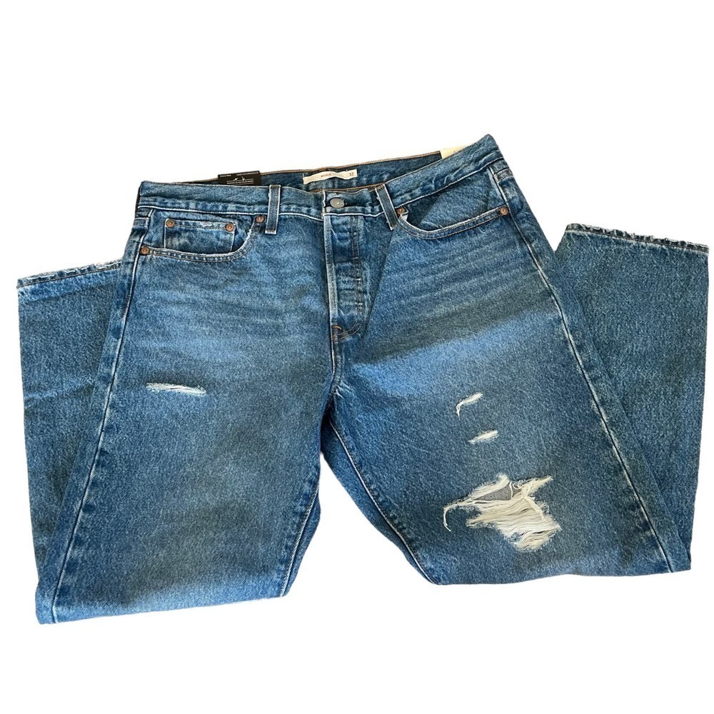 New Women’s Levi’s Premium Wedgie Icon Fit Ankle Jeans Size 32 - Picture 5 of 9